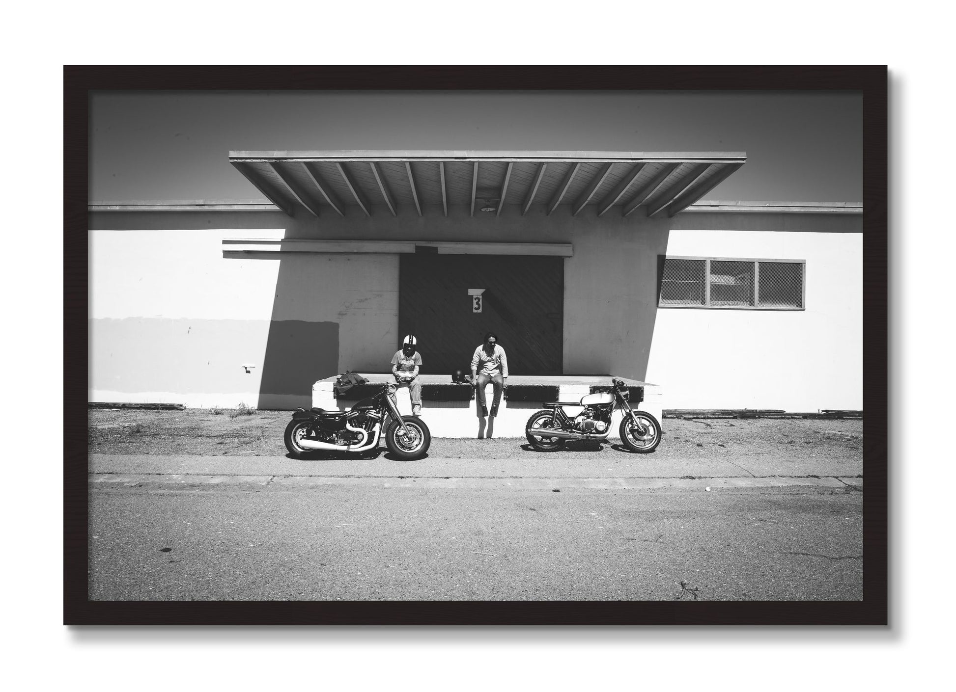 Framed photograph of Treasure Island Riding by Dylan Ozanich, Black Walnut frame, Full Bleed