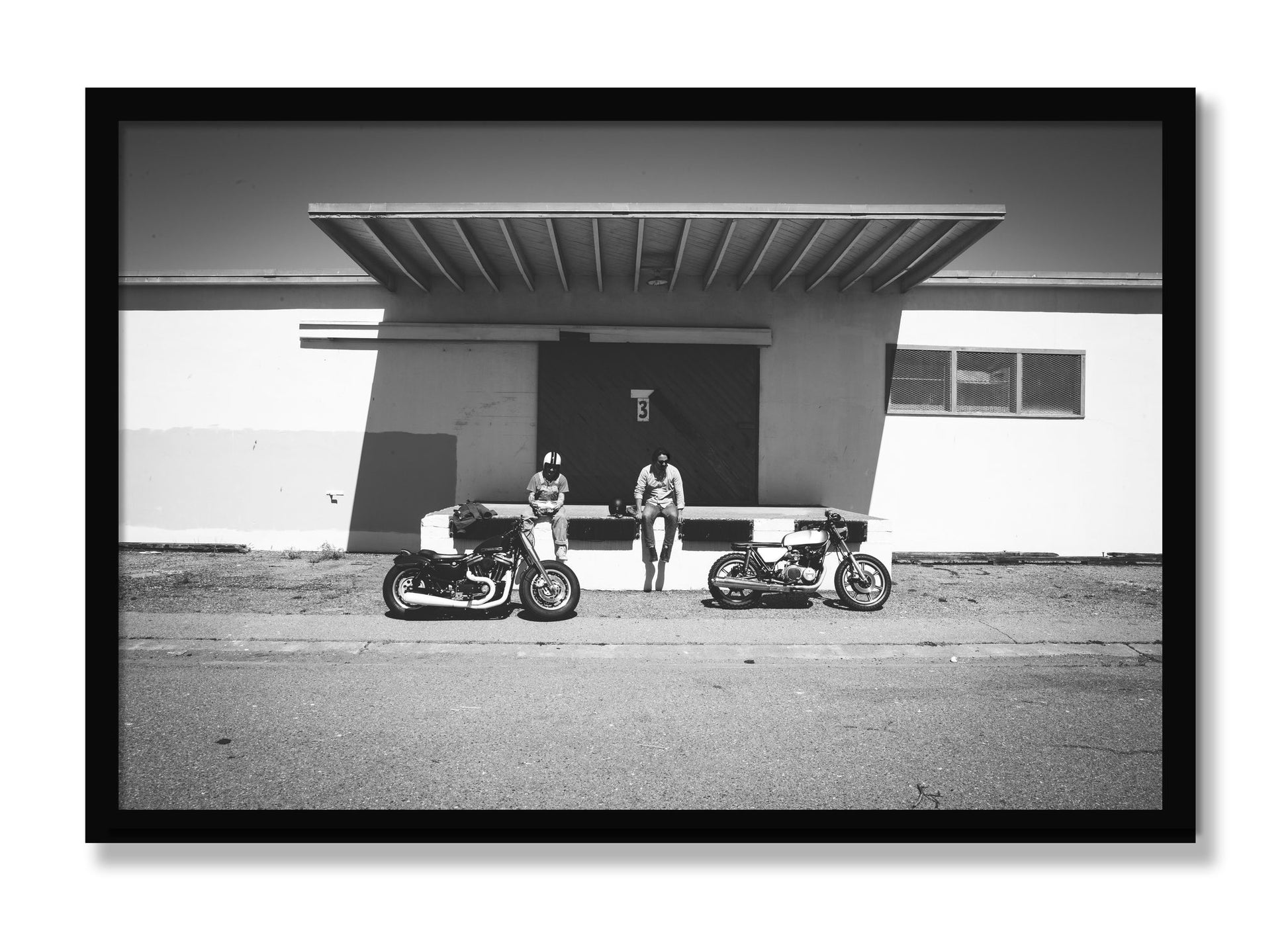Framed photograph of Treasure Island Riding by Dylan Ozanich, Black frame, Full Bleed