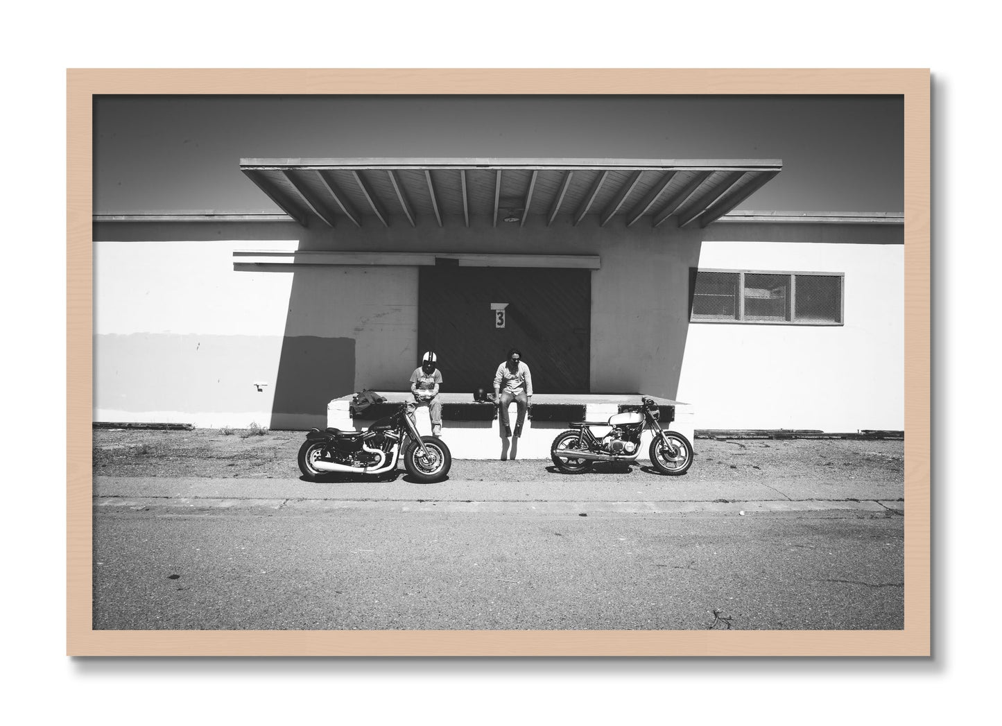 Framed photograph of Treasure Island Riding by Dylan Ozanich, Maple frame, Full Bleed