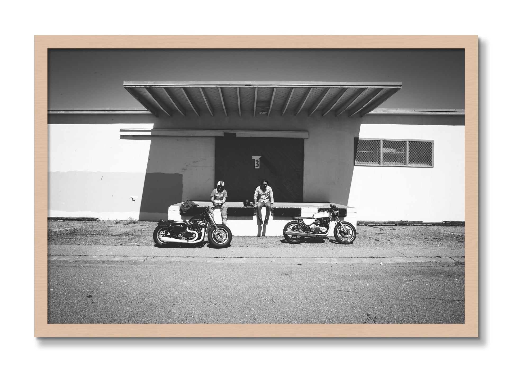 Framed photograph of Treasure Island Riding by Dylan Ozanich, Maple frame, Full Bleed