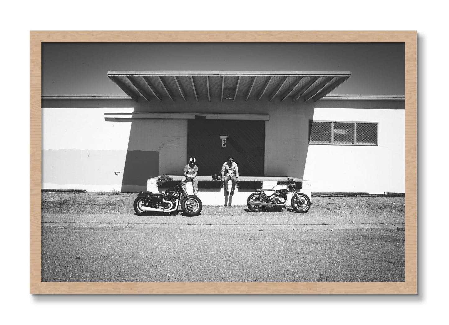 Framed photograph of Treasure Island Riding by Dylan Ozanich, Oak frame, Full Bleed