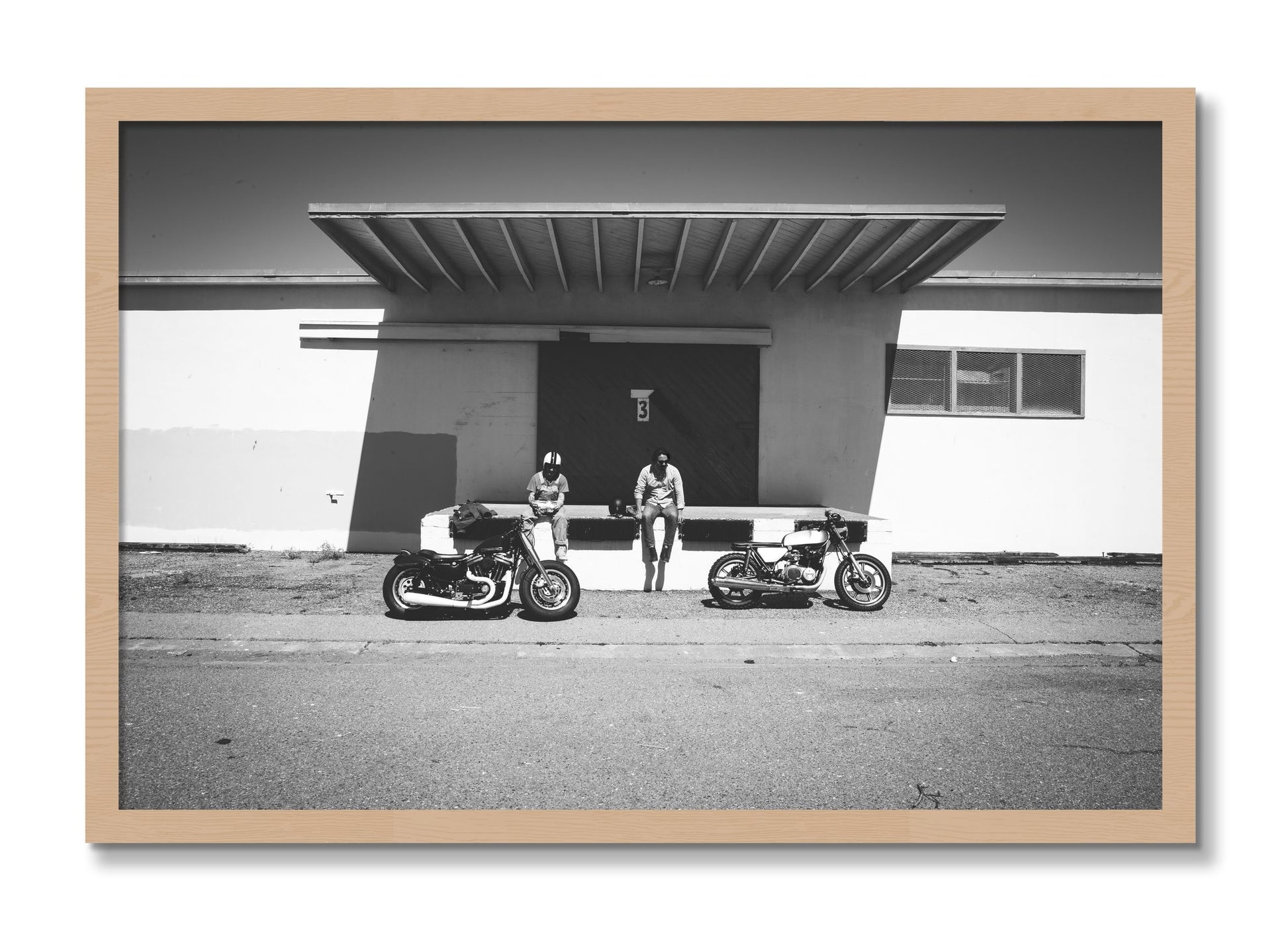 Framed photograph of Treasure Island Riding by Dylan Ozanich, Oak frame, Full Bleed