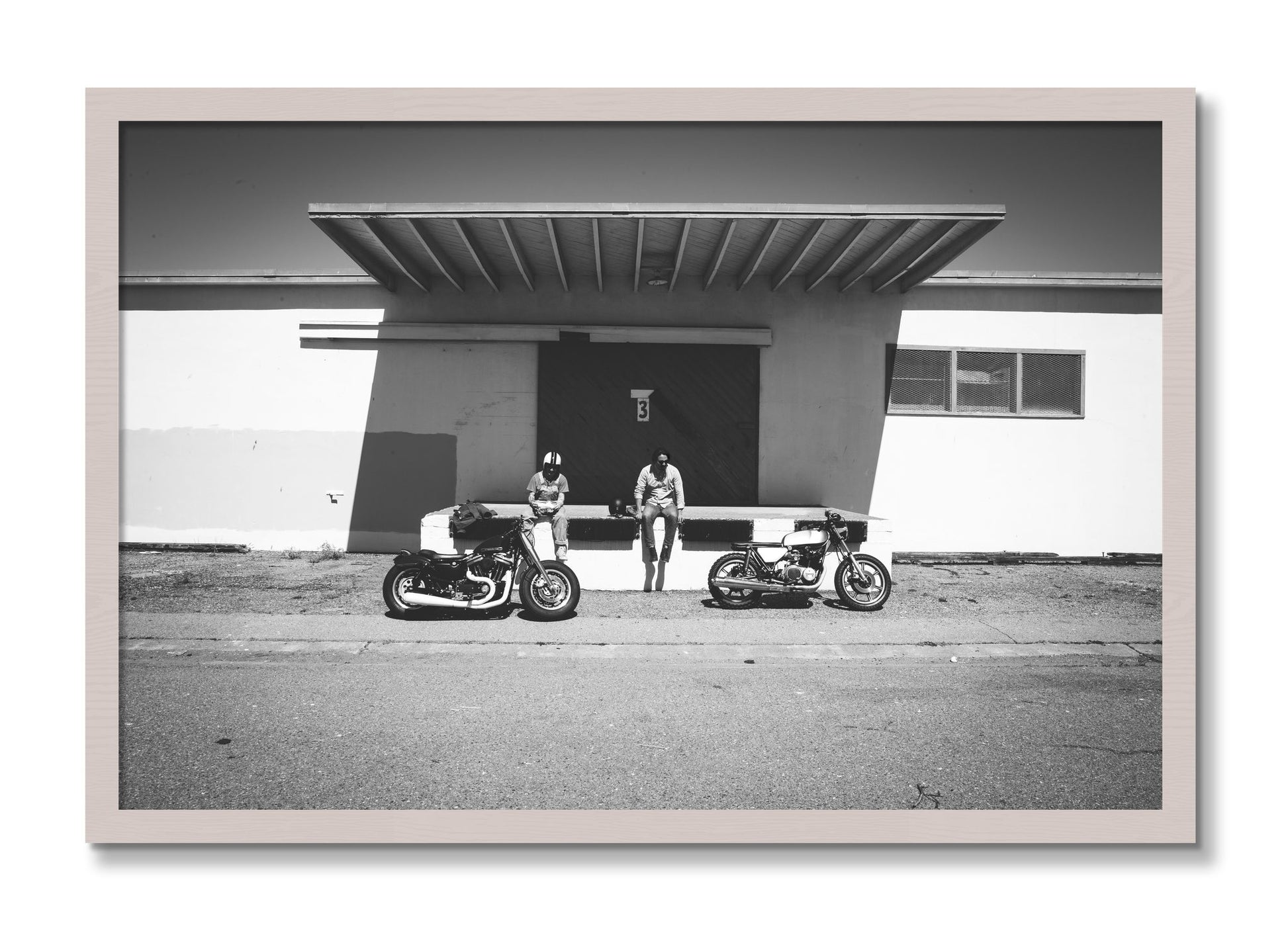 Framed photograph of Treasure Island Riding by Dylan Ozanich, White Maple frame, Full Bleed