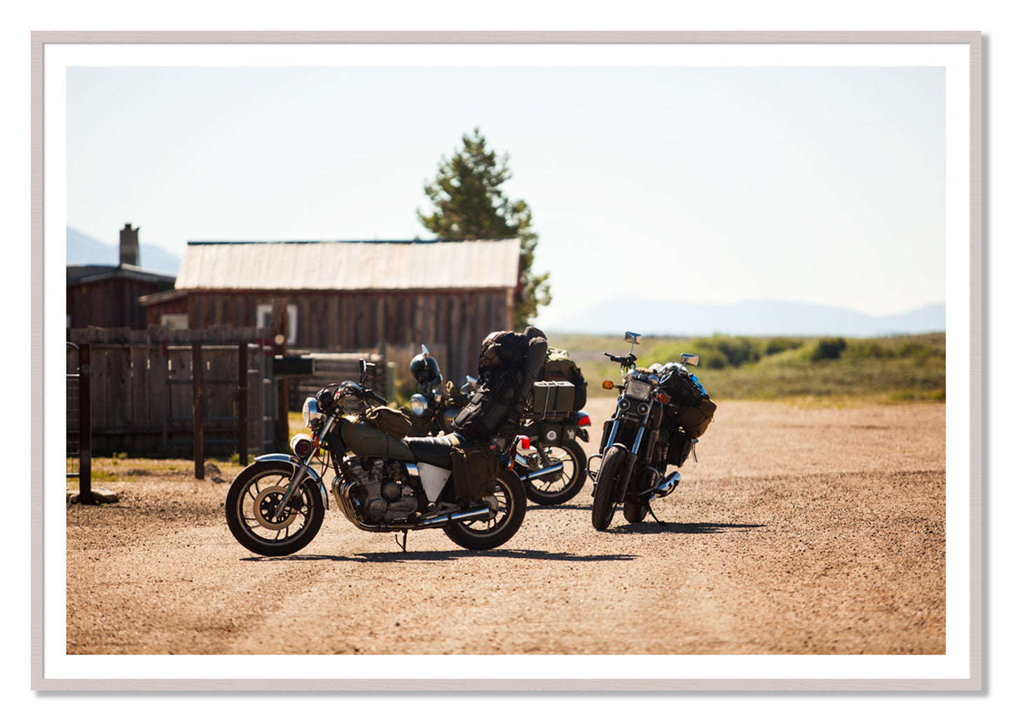 Two Gallons by Dylan Ozanich, 48×72 print with a White Border in a White Maple frame