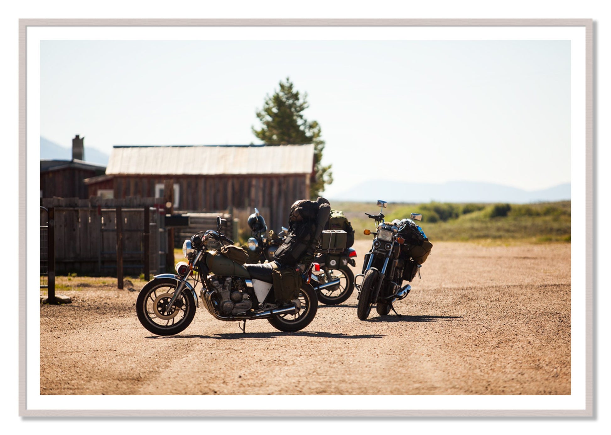 Two Gallons by Dylan Ozanich, 48×72 print with a White Border in a White Maple frame