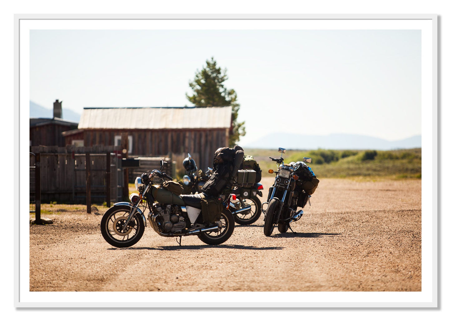 Two Gallons by Dylan Ozanich, 48×72 print with a White Border in a White frame