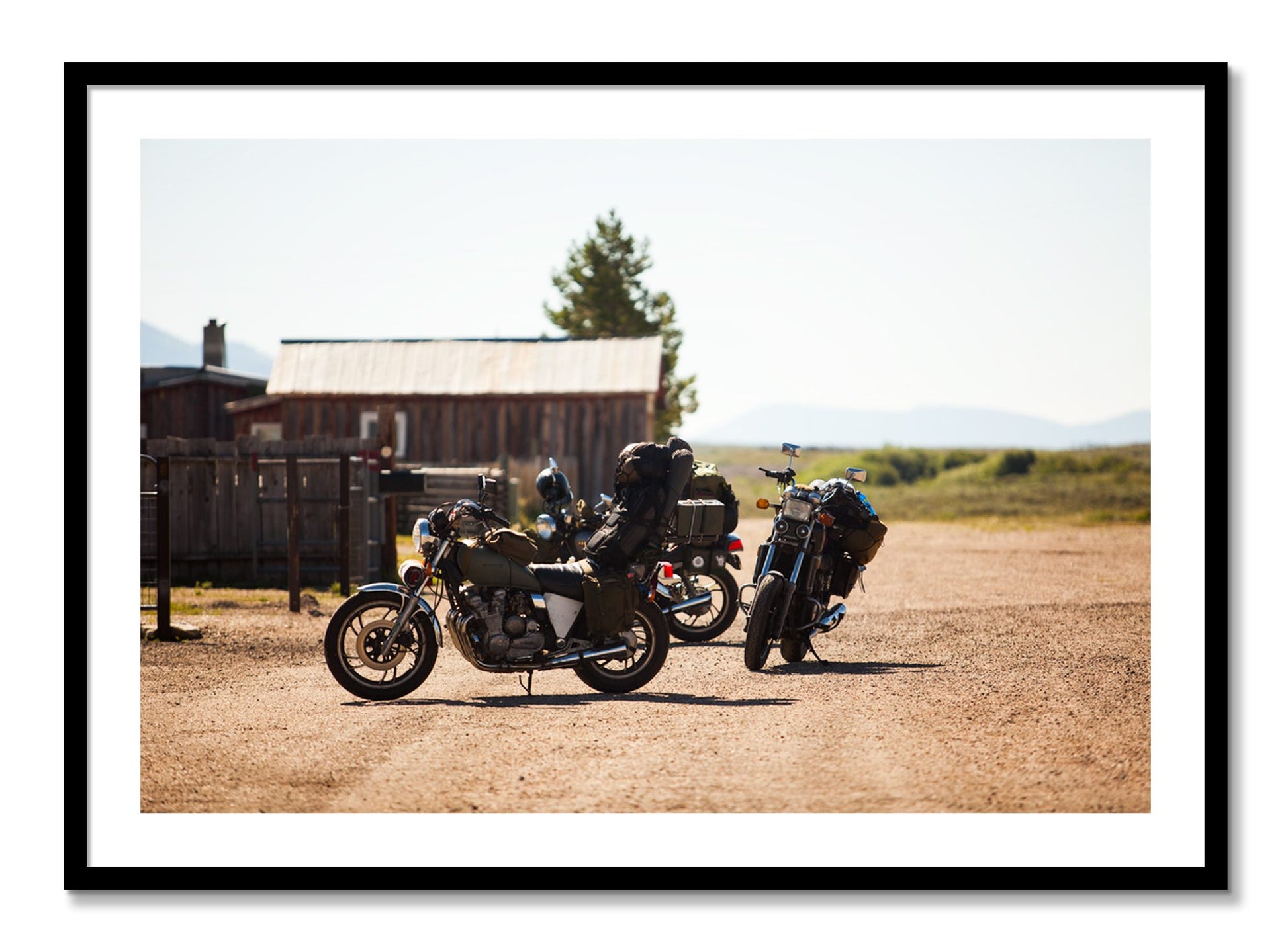Framed photograph of Two Gallons by Dylan Ozanich, Black frame, Borders