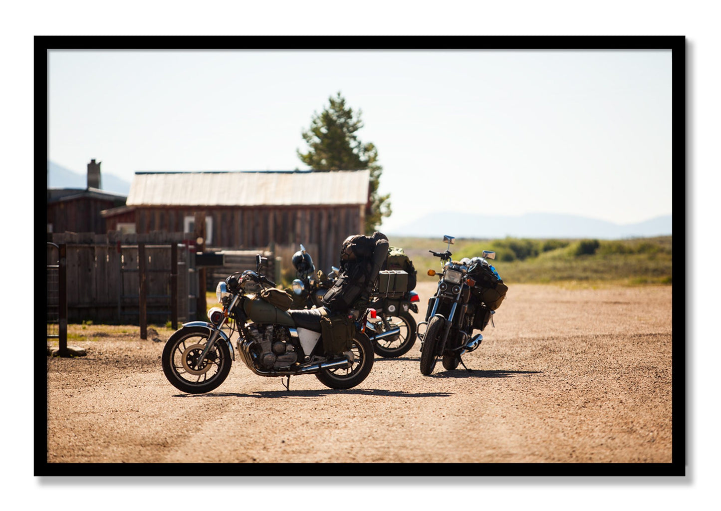 Framed photograph of Two Gallons by Dylan Ozanich, Black frame, Full Bleed