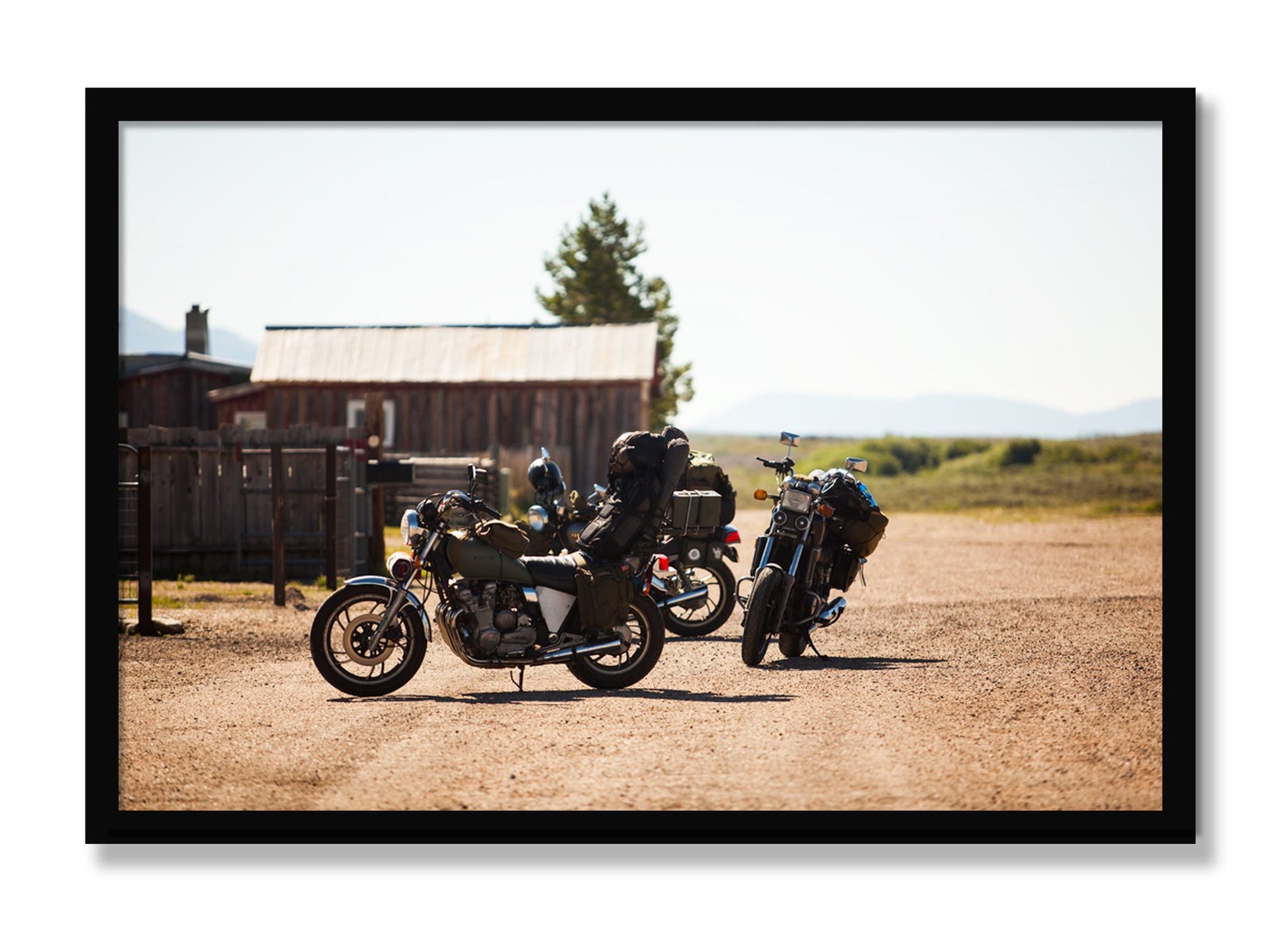 Framed photograph of Two Gallons by Dylan Ozanich, Black frame, Full Bleed