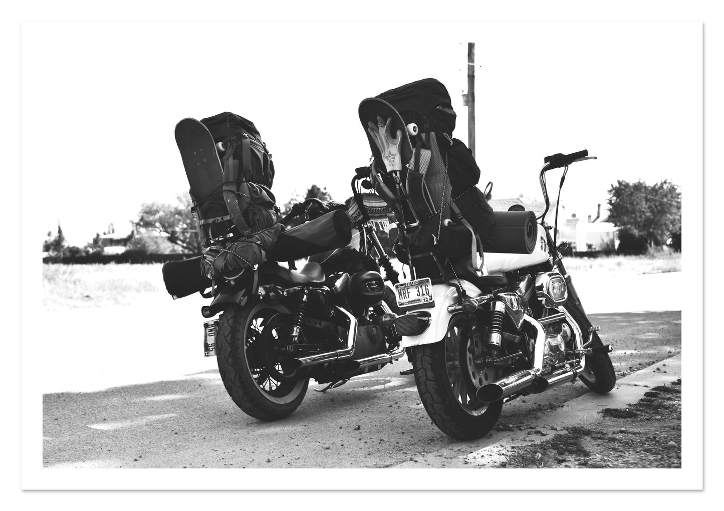 Fine art print of Two Wheels Four Wheels by Dylan Ozanich, unframed