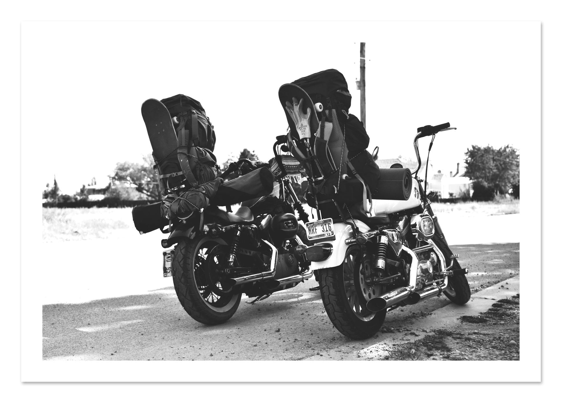Fine art print of Two Wheels Four Wheels by Dylan Ozanich, unframed