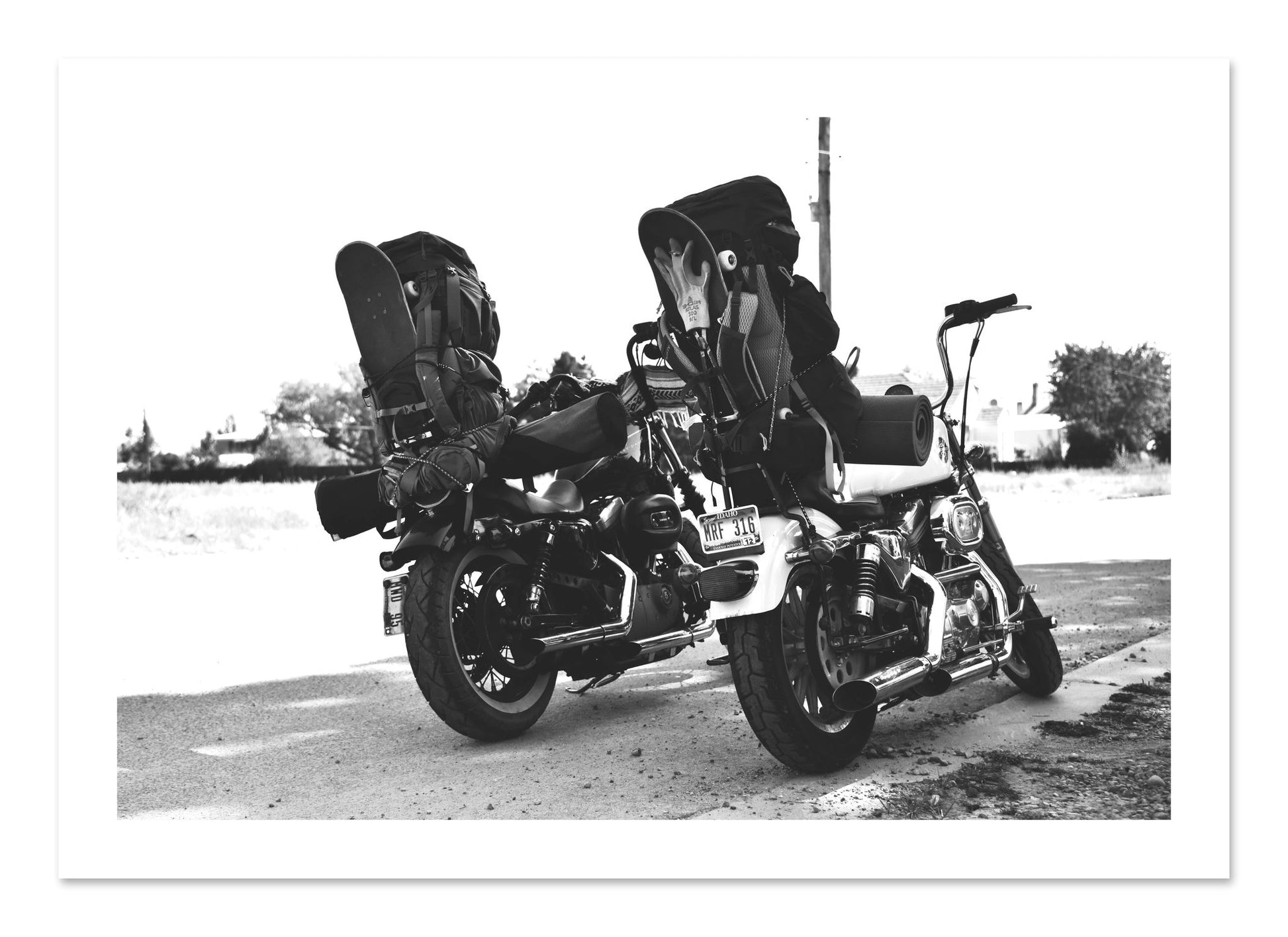 Fine art print of Two Wheels Four Wheels by Dylan Ozanich, unframed