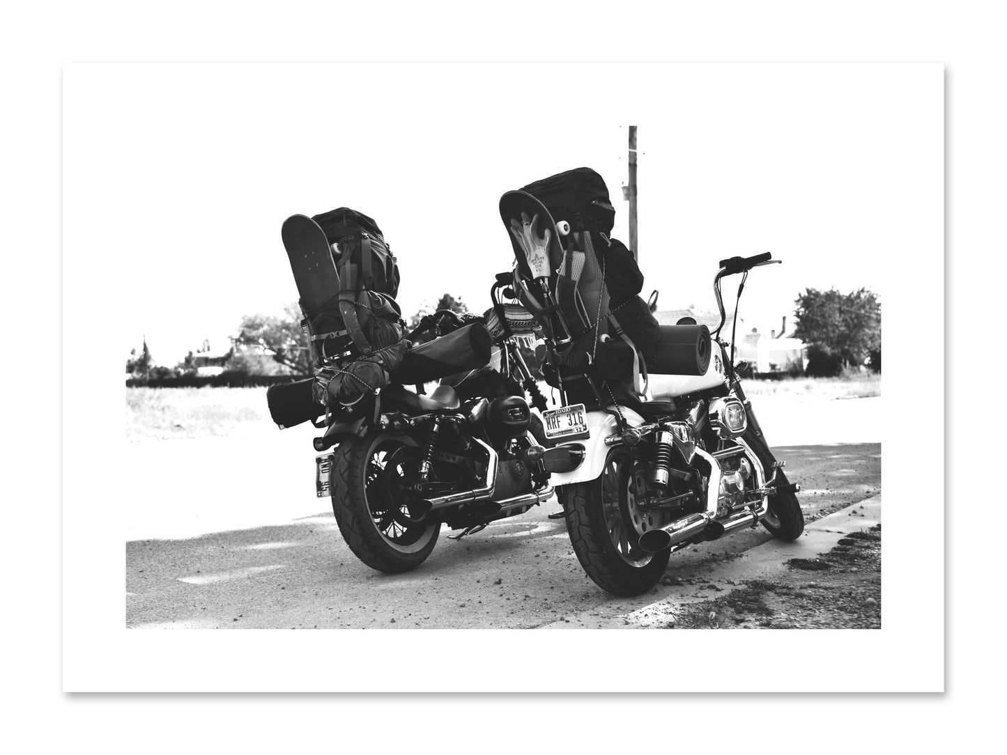 Fine art print of Two Wheels Four Wheels by Dylan Ozanich, unframed