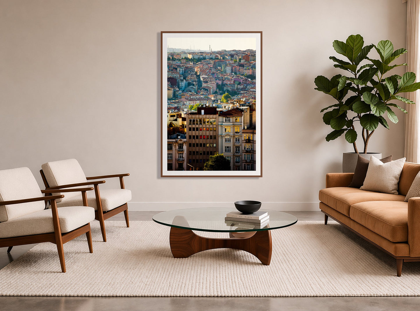 Framed photograph of Urban Color by Dylan Ozanich displayed on a wall