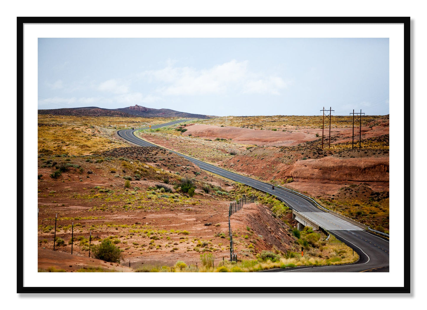 Framed photograph of We Rode by Dylan Ozanich, Black frame, Borders