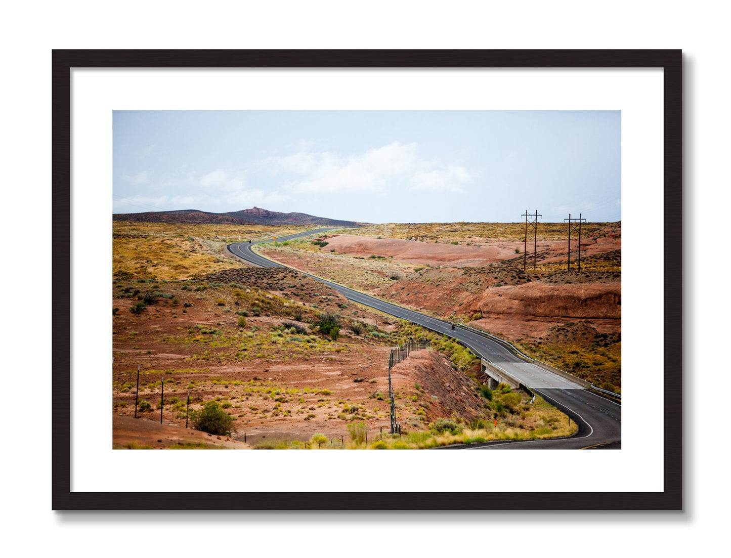 Framed photograph of We Rode by Dylan Ozanich, Black frame, Borders