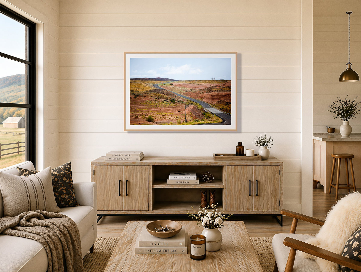 Framed photograph of We Rode by Dylan Ozanich displayed on a wall