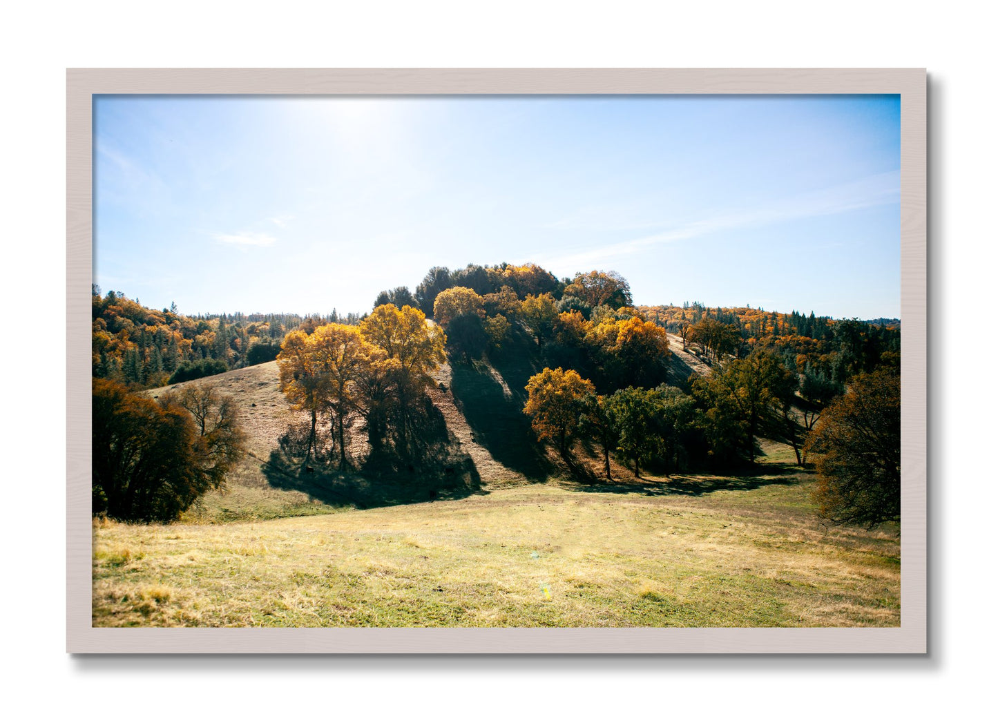 Framed photograph of Where IGrew Up by Dylan Ozanich, White Maple frame, Full Bleed