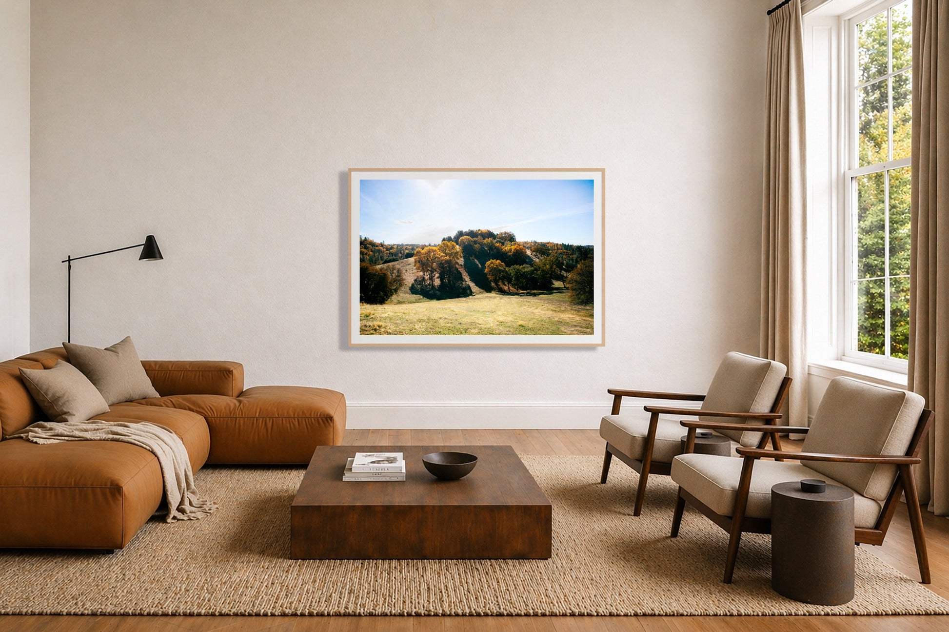 Framed photograph of Where IGrew Up by Dylan Ozanich displayed on a wall