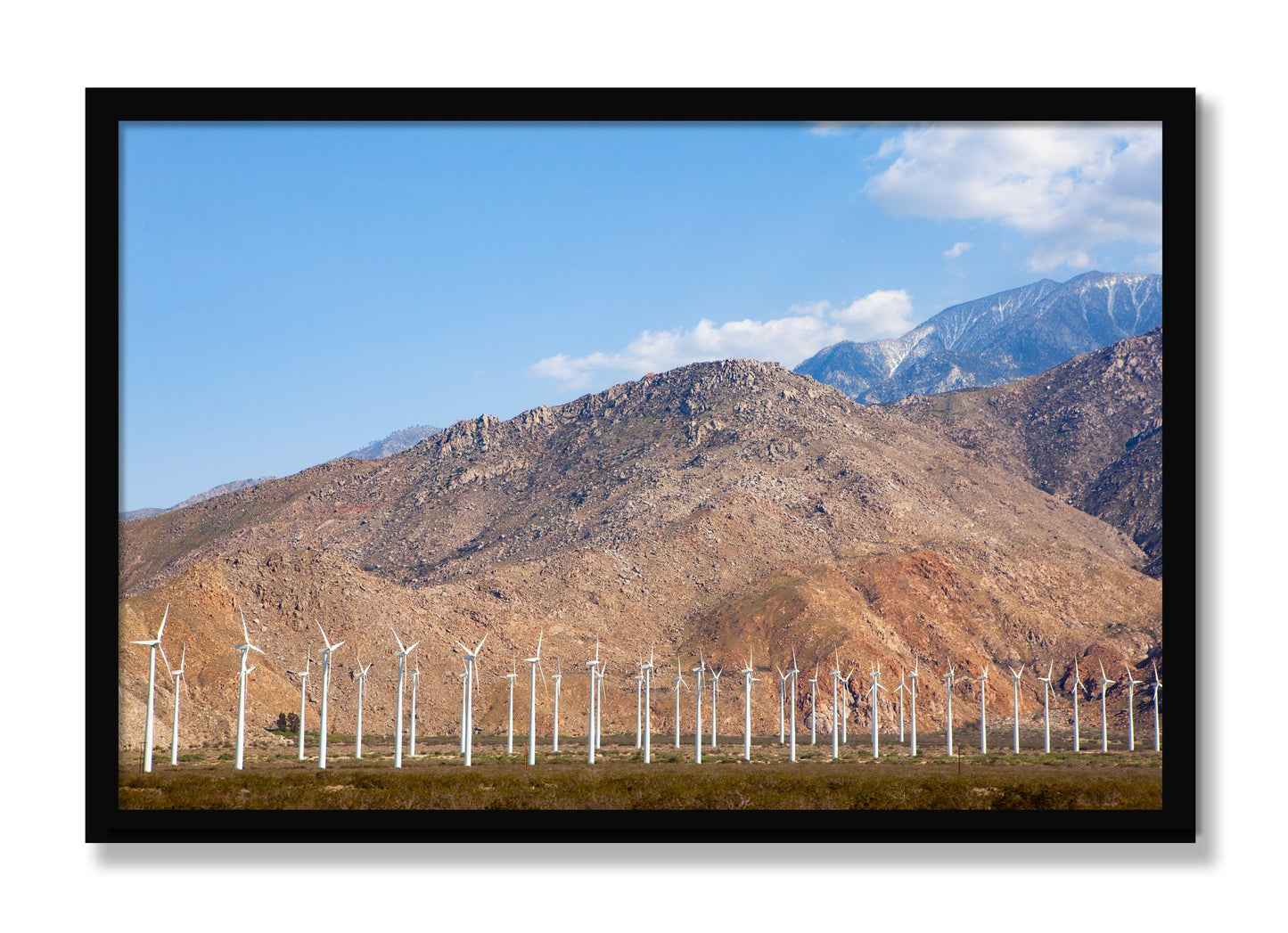 Framed photograph of Wind by Dylan Ozanich, Black frame, Full Bleed