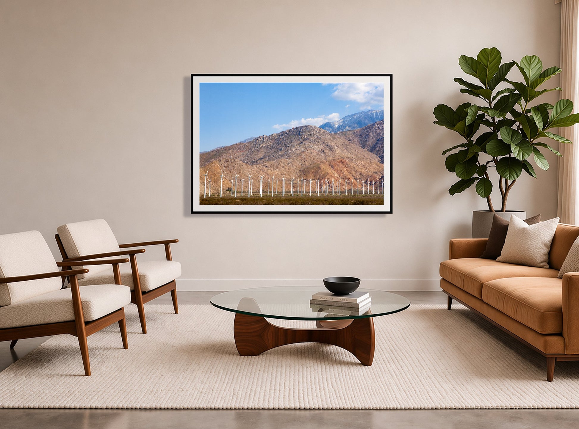 Framed photograph of Wind by Dylan Ozanich displayed on a wall