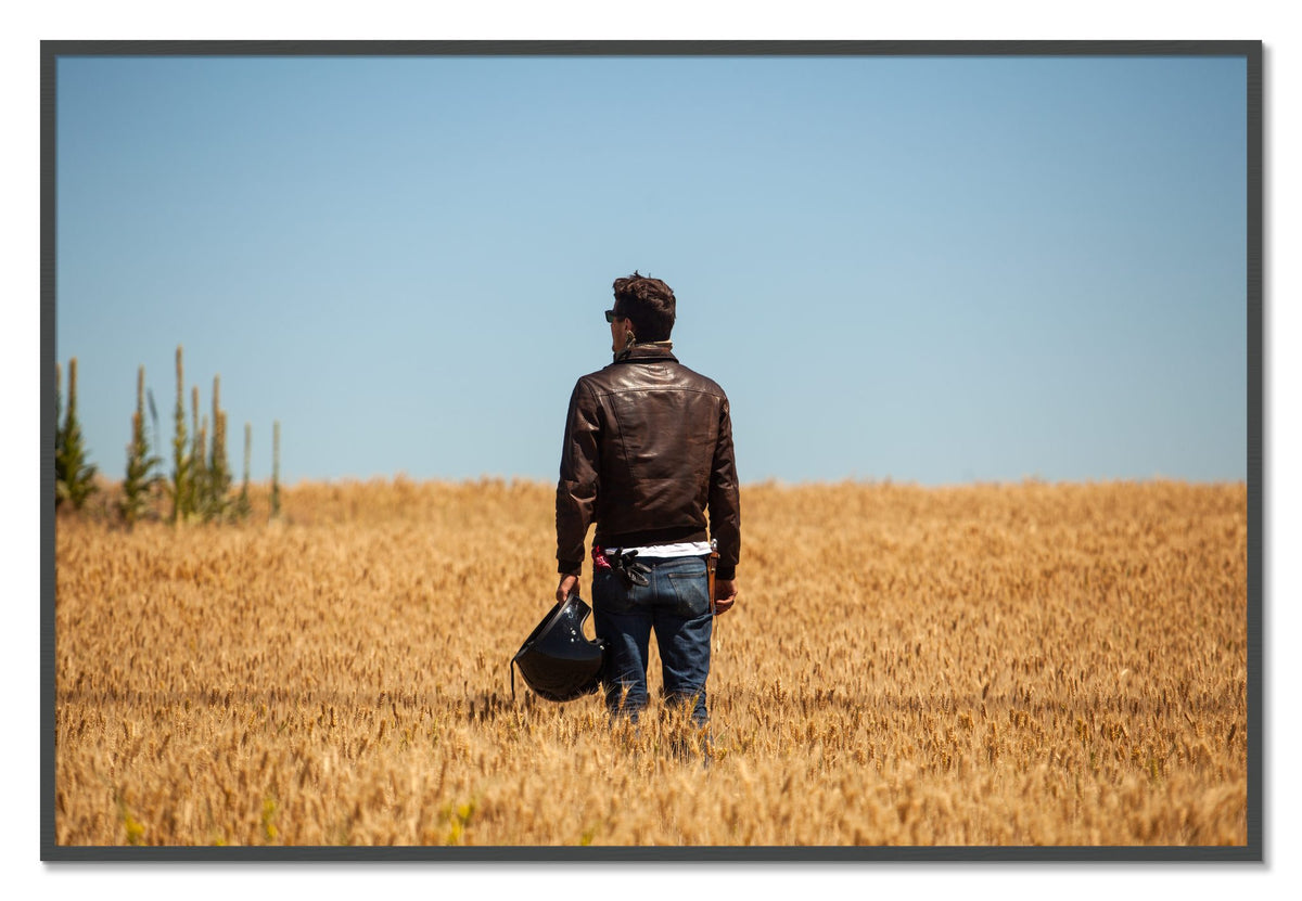 Wonderlust by Dylan Ozanich, 40×60 Full Bleed Print in a Grey frame
