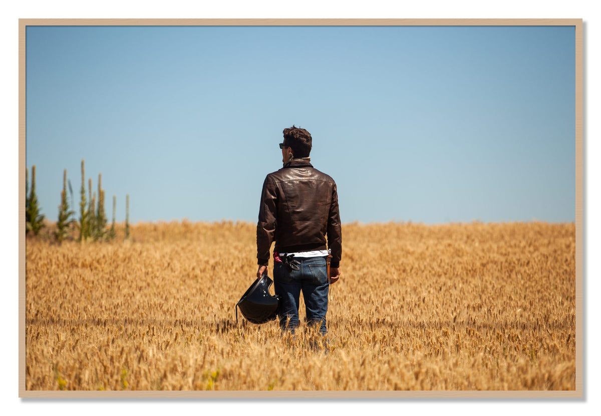 Wonderlust by Dylan Ozanich, 40×60 Full Bleed Print in an Oak frame