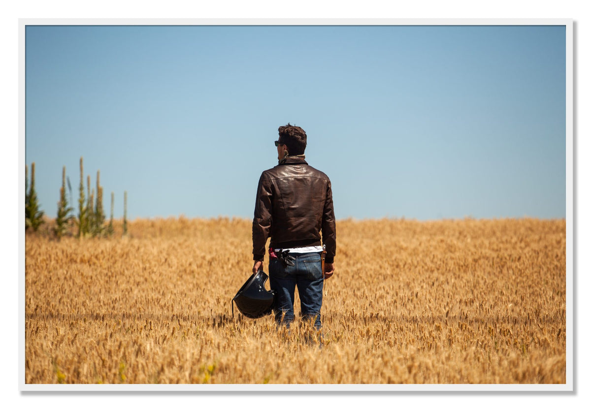Wonderlust by Dylan Ozanich, 40×60 Full Bleed Print in a White frame