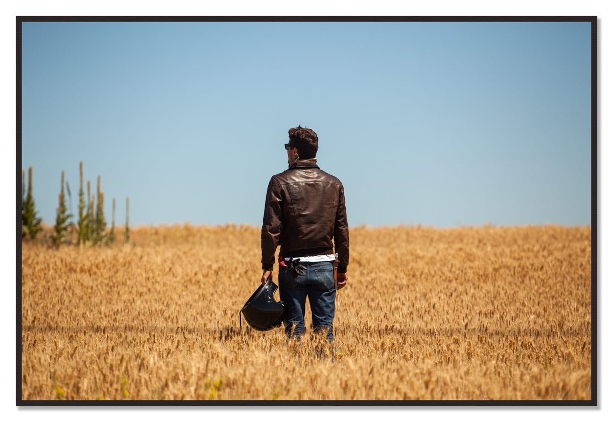 Wonderlust by Dylan Ozanich, 48×72 Full Bleed Print in a Black Walnut frame
