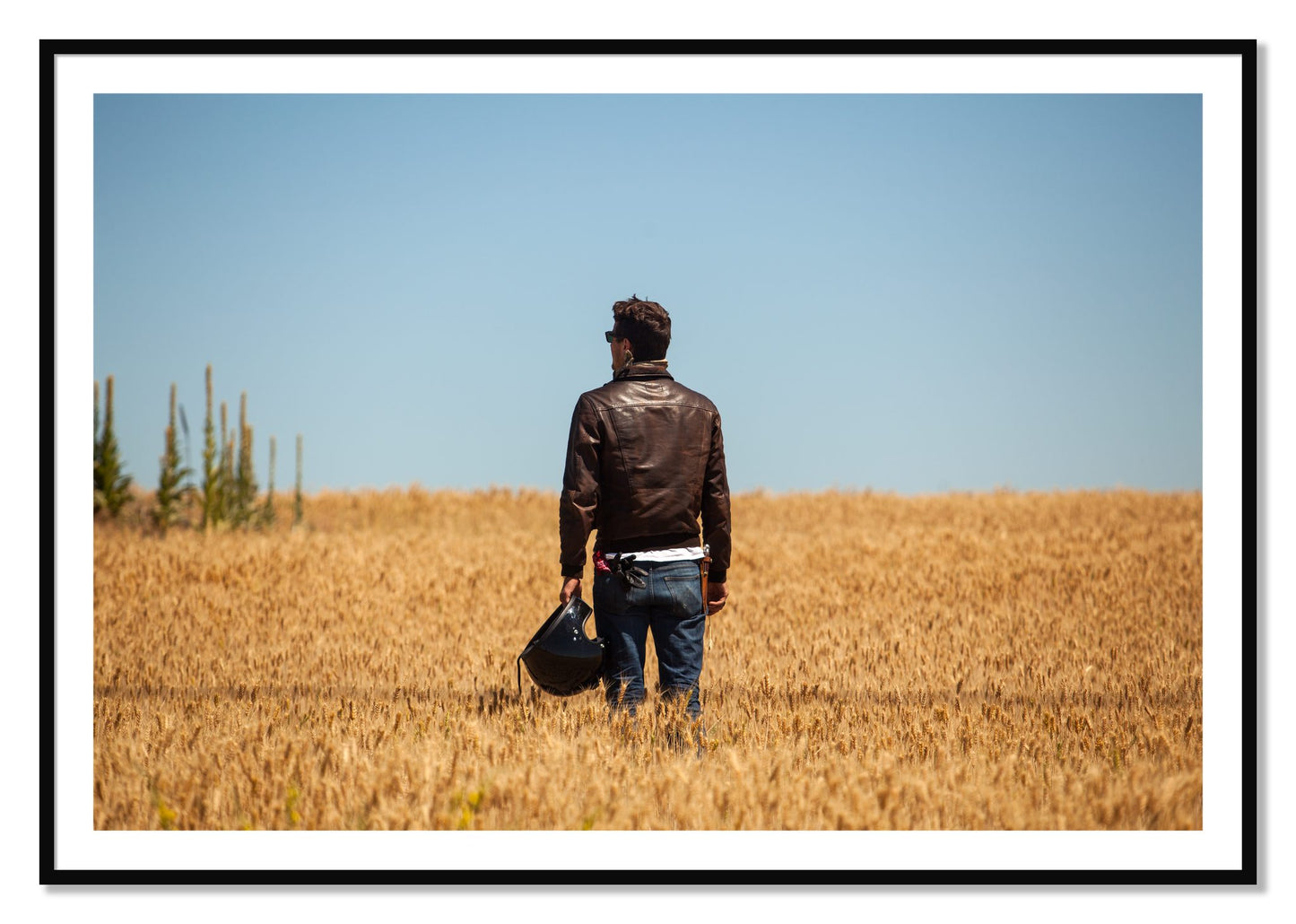Framed photograph of Wonderlust by Dylan Ozanich, Black frame, Borders