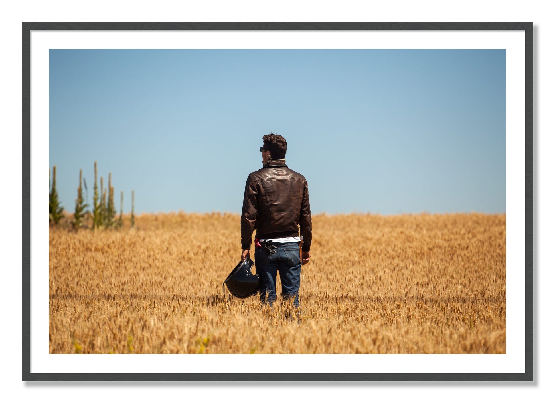 Framed photograph of Wonderlust by Dylan Ozanich, Grey frame, Borders