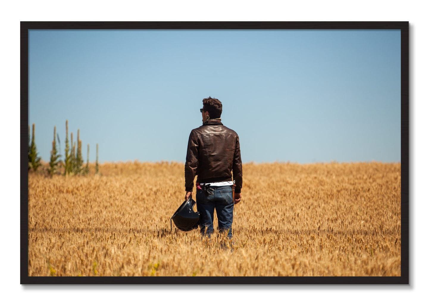 Framed photograph of Wonderlust by Dylan Ozanich, Black Walnut frame, Full Bleed
