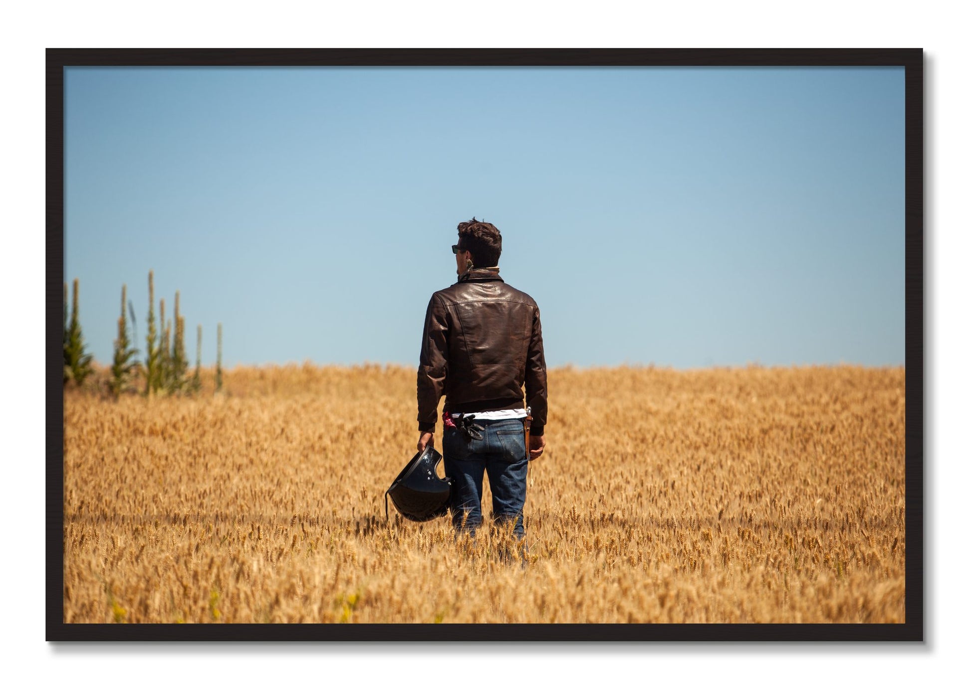 Framed photograph of Wonderlust by Dylan Ozanich, Black Walnut frame, Full Bleed