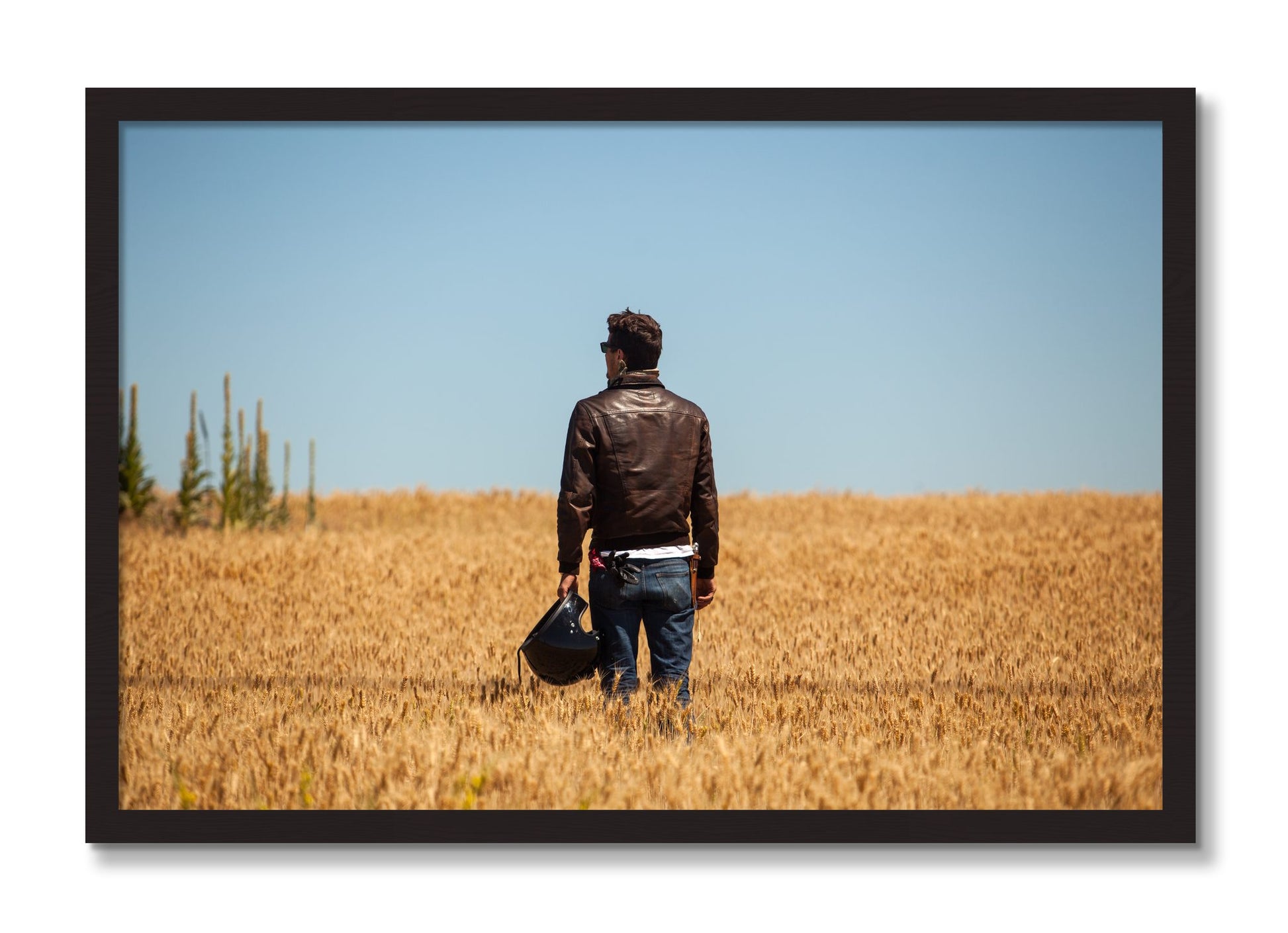 Framed photograph of Wonderlust by Dylan Ozanich, Black Walnut frame, Full Bleed