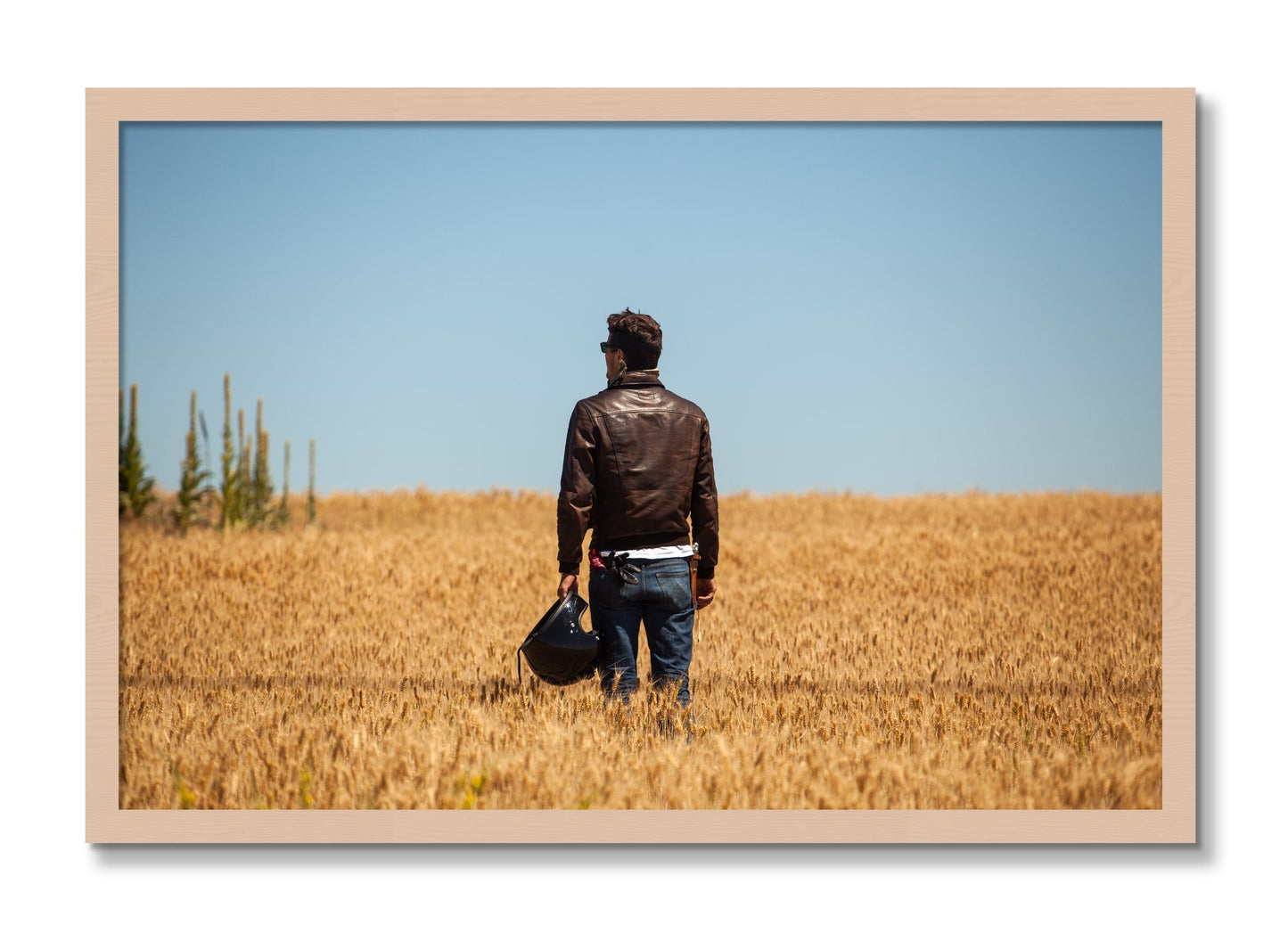 Framed photograph of Wonderlust by Dylan Ozanich, Maple frame, Full Bleed