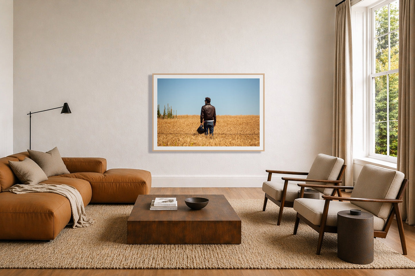 Framed photograph of Wonderlust by Dylan Ozanich displayed on a wall