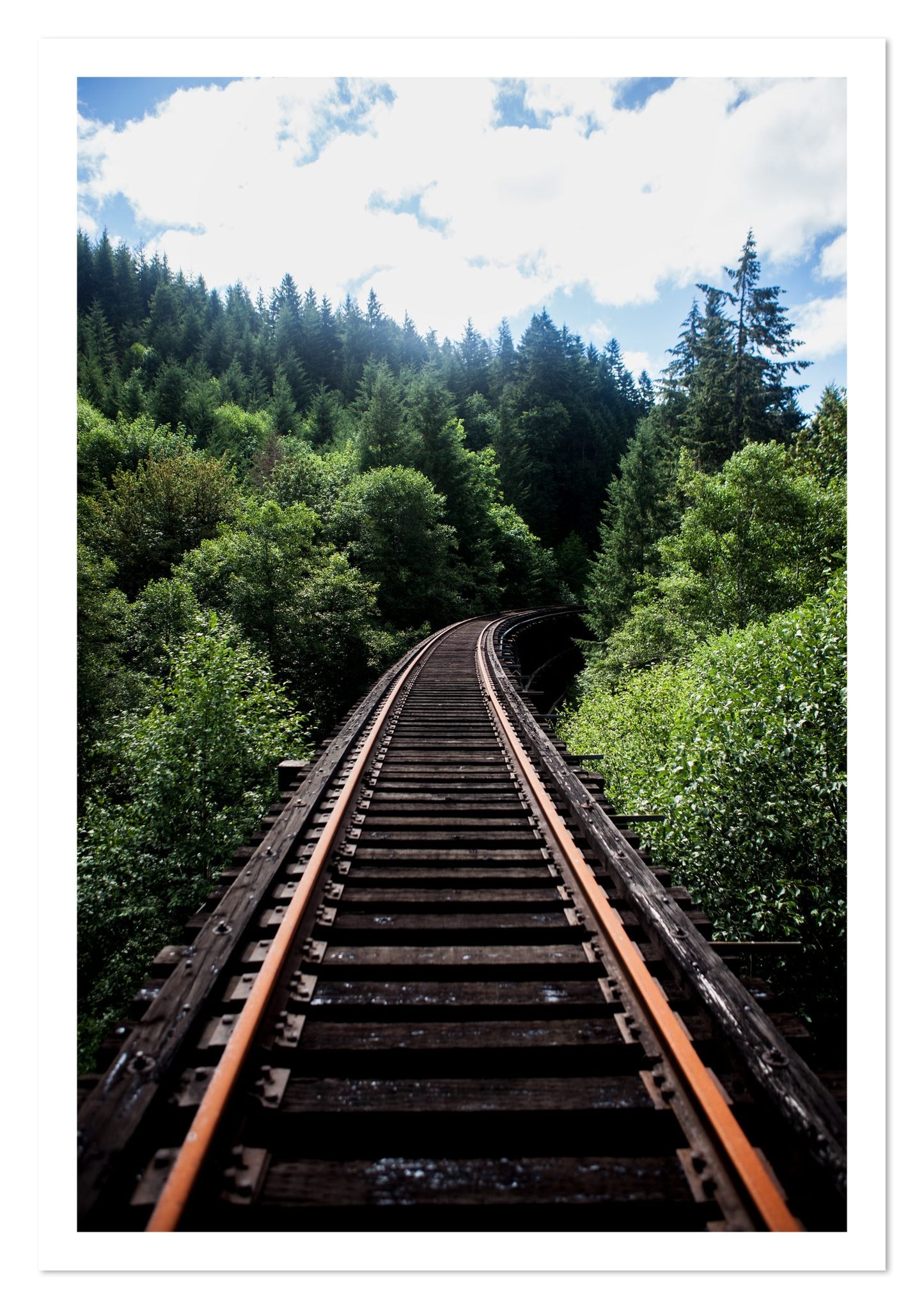 Fine art print of Wood Bridge by Dylan Ozanich, unframed