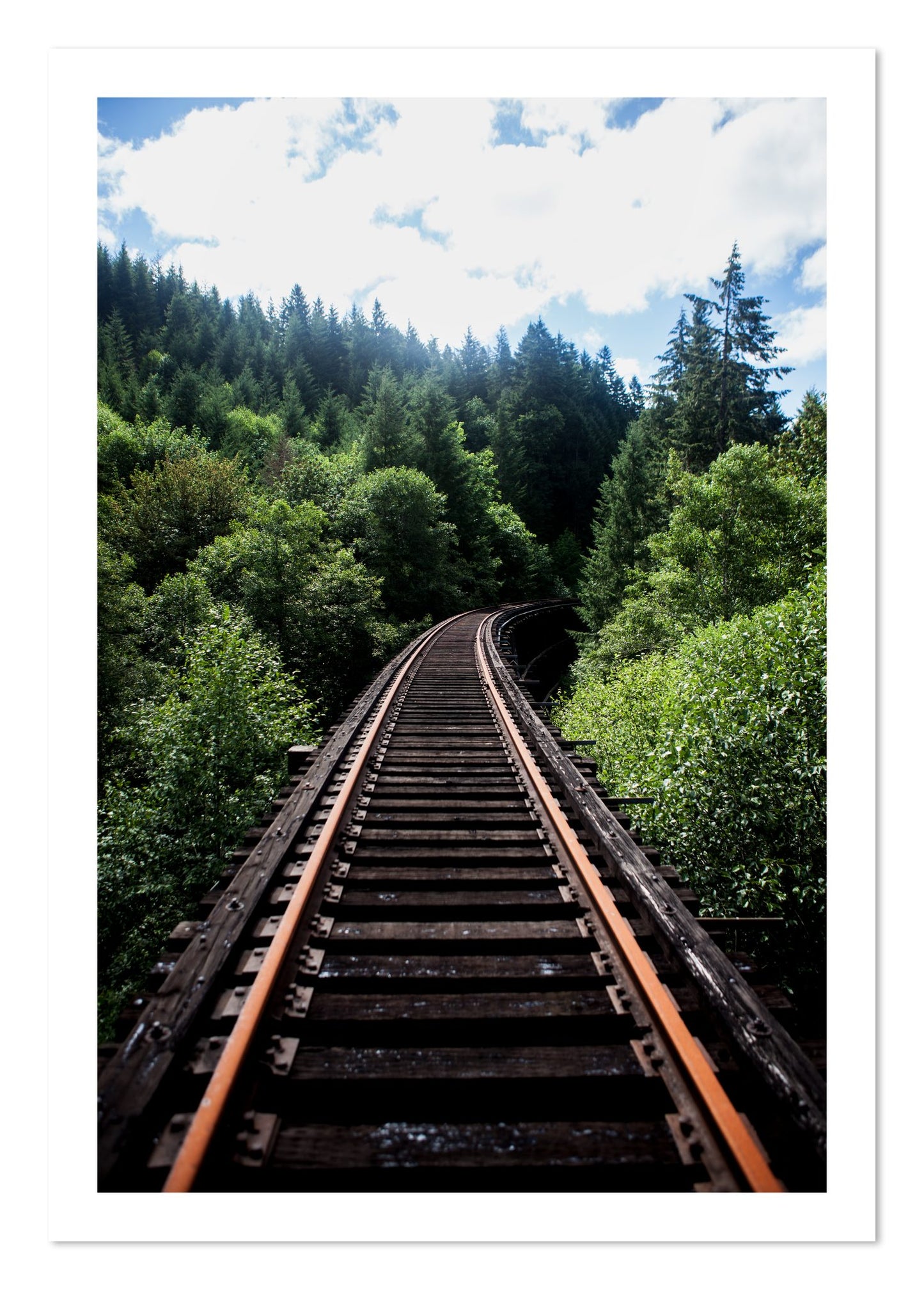 Fine art print of Wood Bridge by Dylan Ozanich, unframed