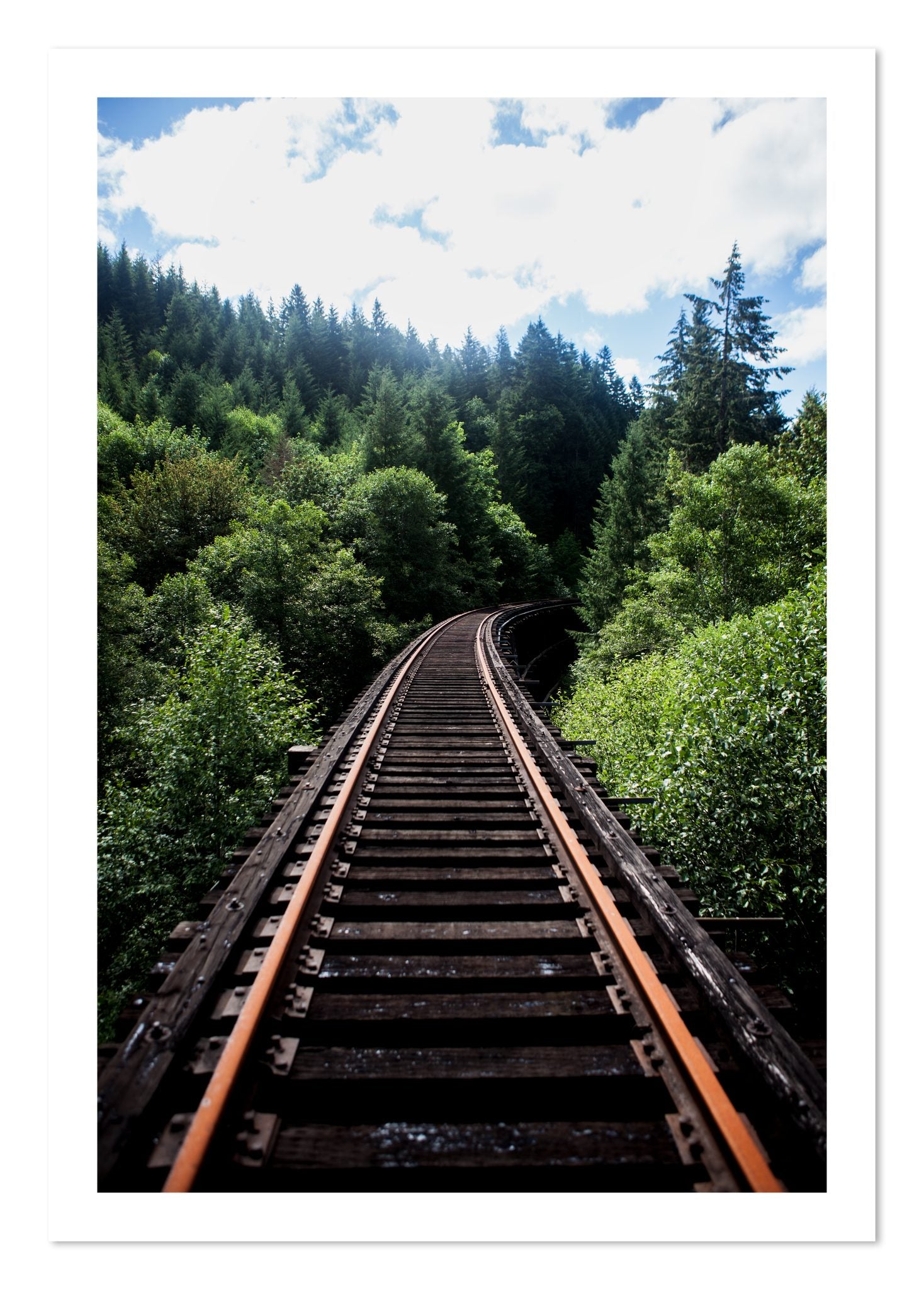 Fine art print of Wood Bridge by Dylan Ozanich, unframed