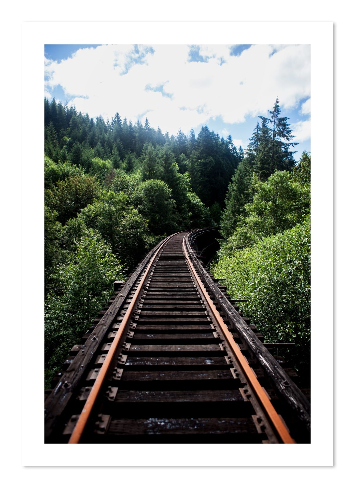 Fine art print of Wood Bridge by Dylan Ozanich, unframed