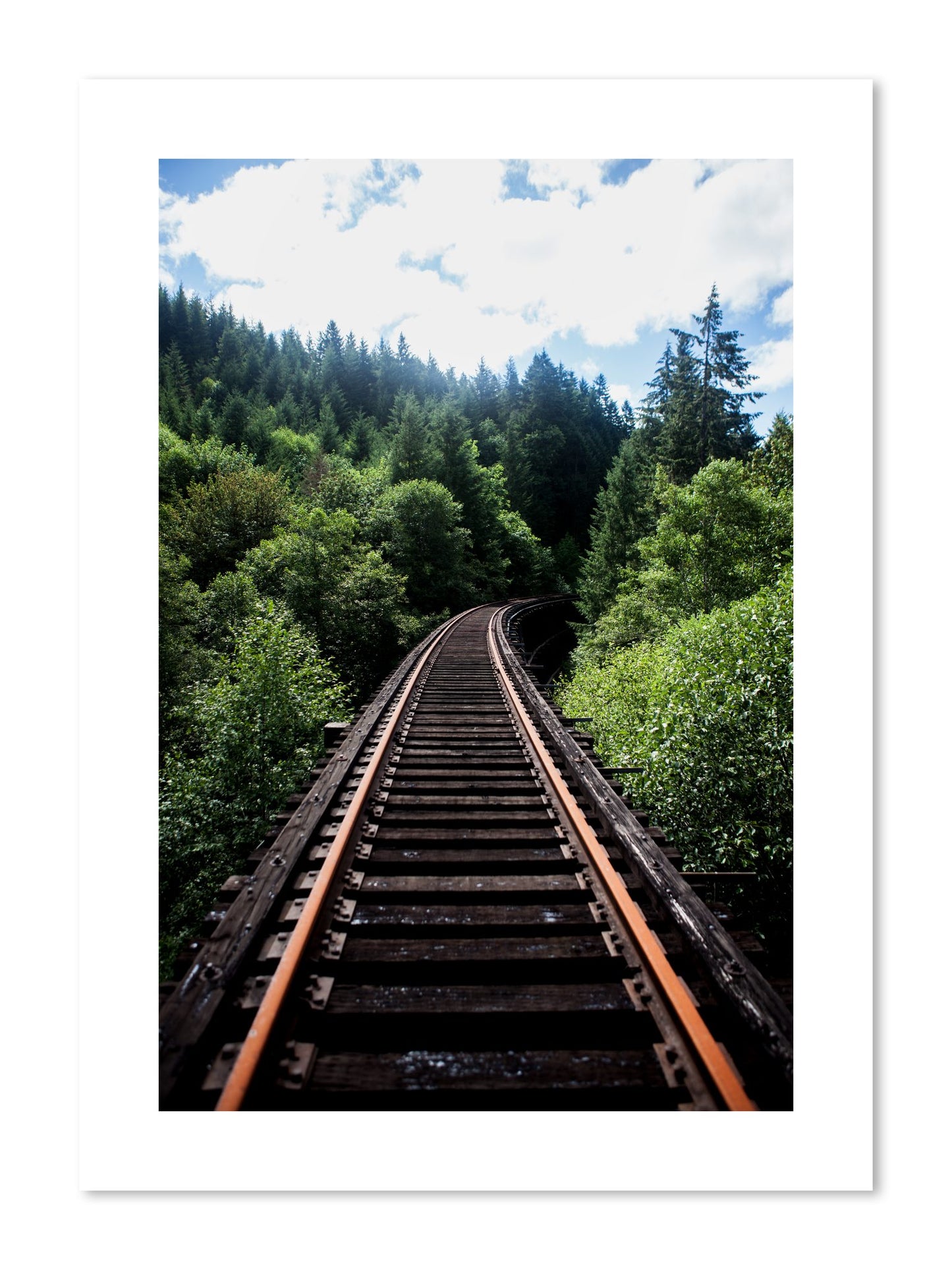 Fine art print of Wood Bridge by Dylan Ozanich, unframed