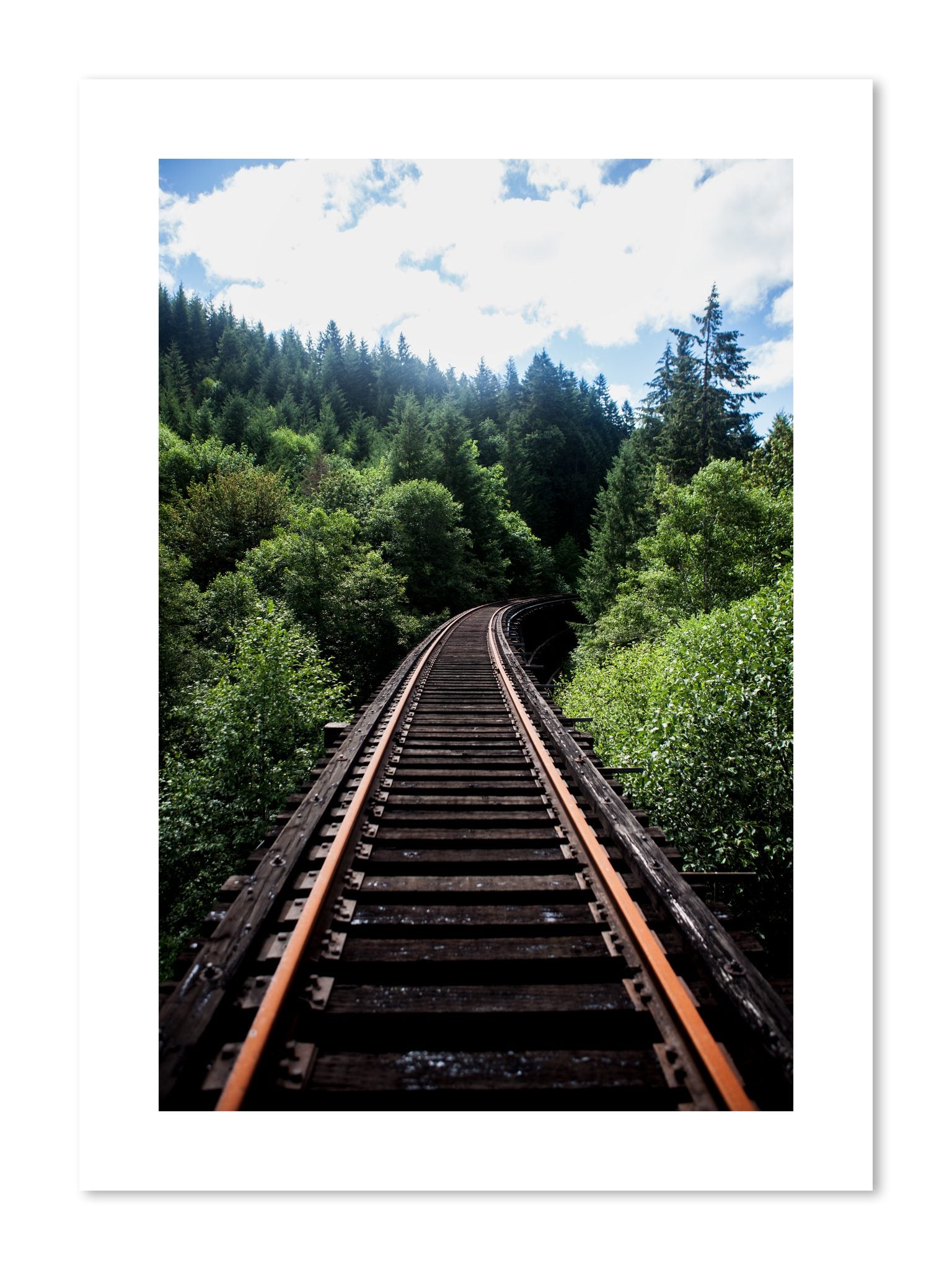 Fine art print of Wood Bridge by Dylan Ozanich, unframed