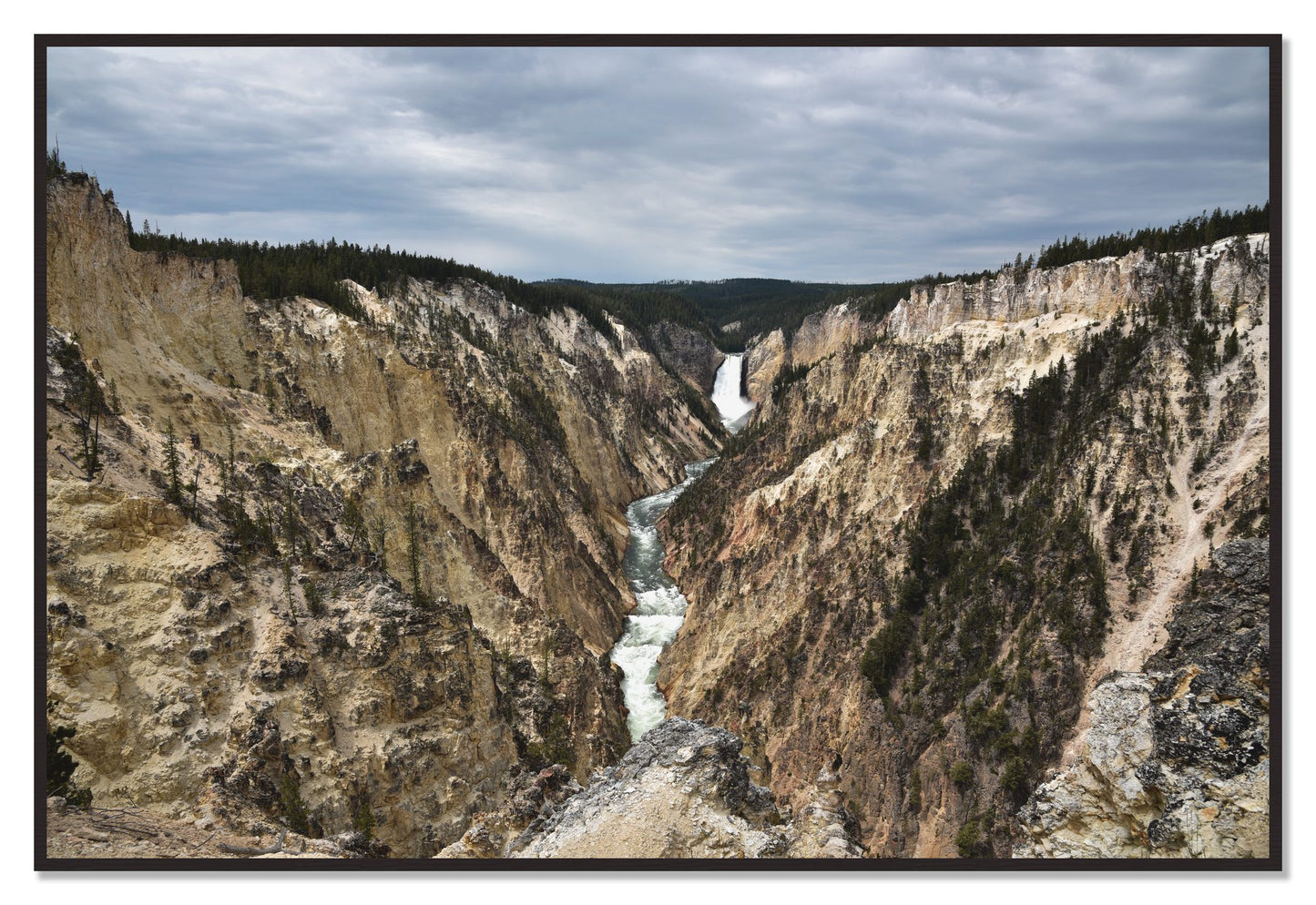 Wyoming by Dylan Ozanich, 48×72 Full Bleed Print in a Black Walnut frame