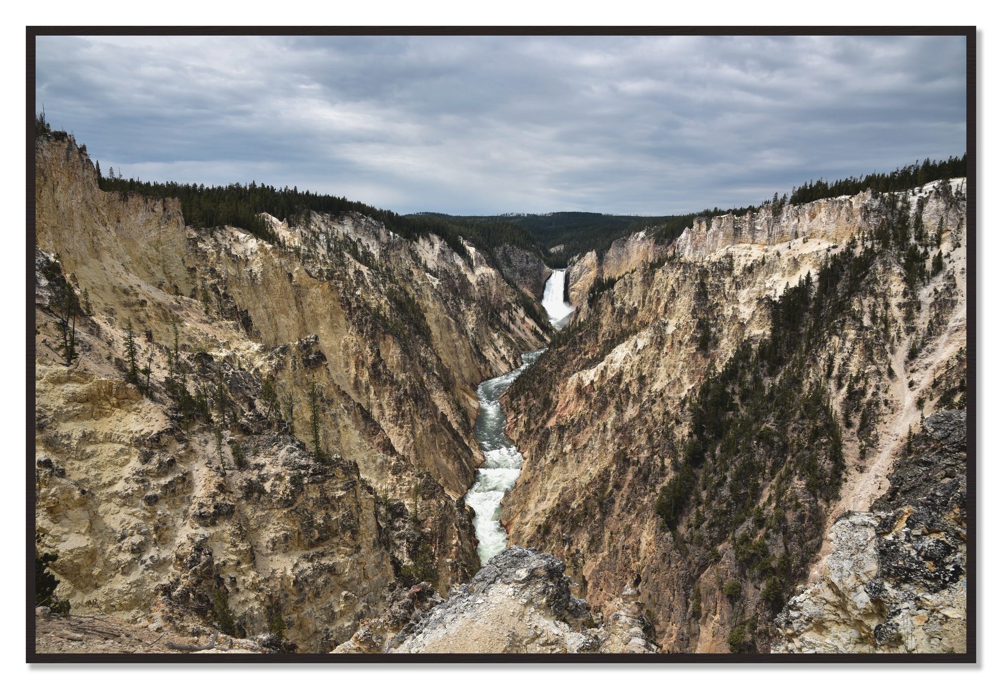 Wyoming by Dylan Ozanich, 48×72 Full Bleed Print in a Black Walnut frame