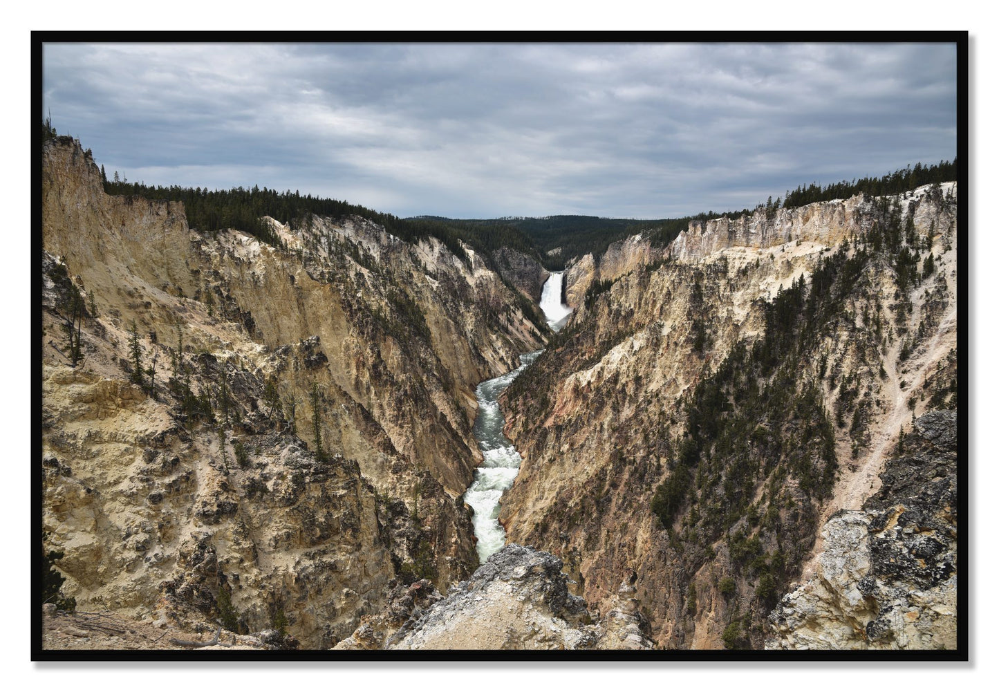Framed photograph of Wyoming by Dylan Ozanich, Black frame, Full Bleed