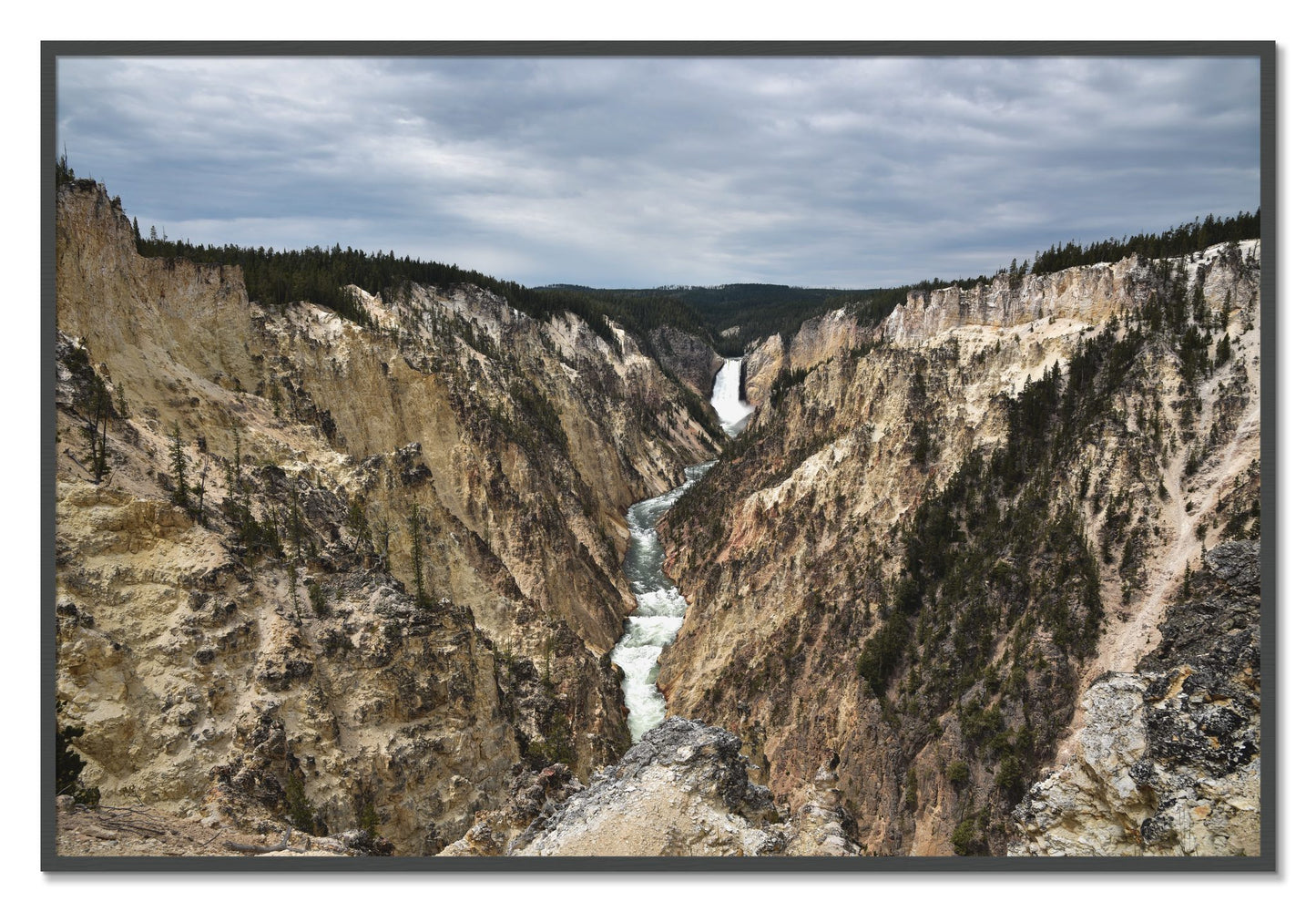 Framed photograph of Wyoming by Dylan Ozanich, Grey frame, Full Bleed