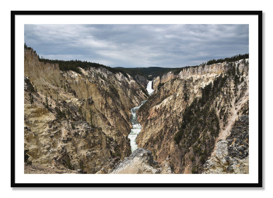 Framed photograph of Wyoming by Dylan Ozanich, Black frame, Borders