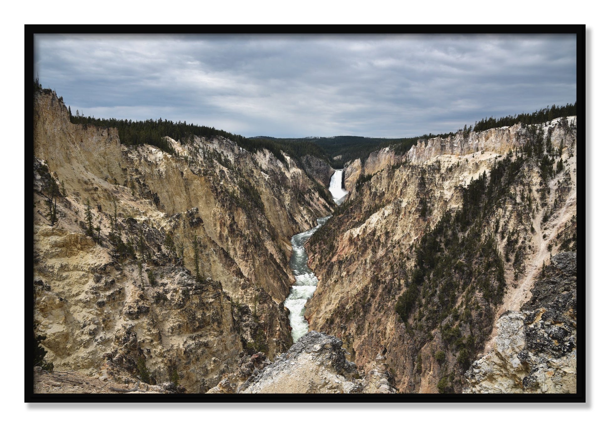 Framed photograph of Wyoming by Dylan Ozanich, Black frame, Full Bleed