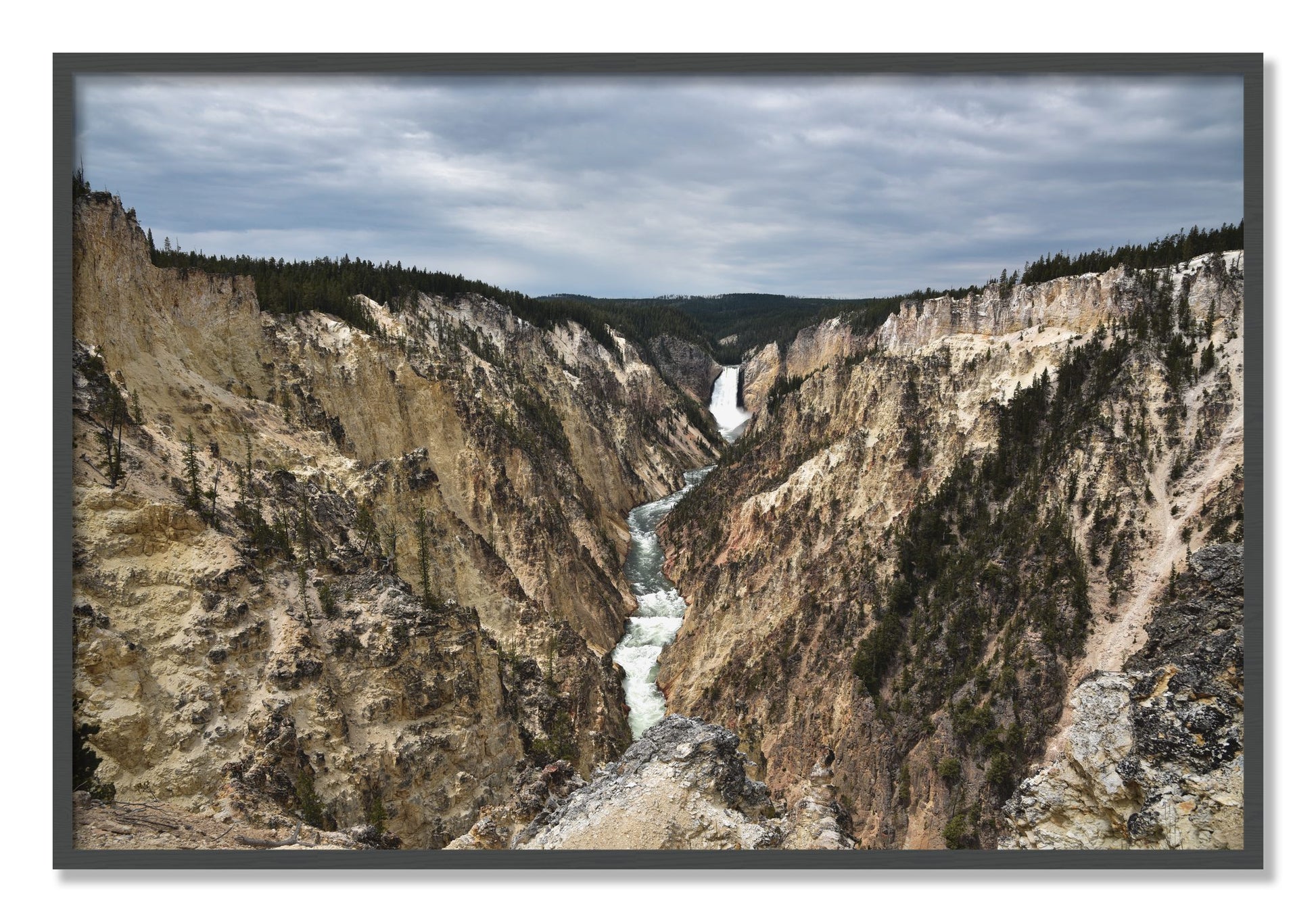 Framed photograph of Wyoming by Dylan Ozanich, Grey frame, Full Bleed