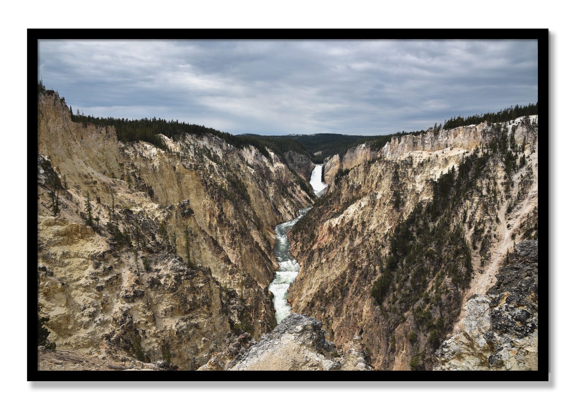 Framed photograph of Wyoming by Dylan Ozanich, Black frame, Full Bleed